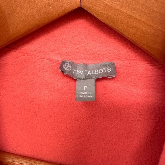 T BY TALBOTS Pink Fleece Lined Spring Water Resistant Jacket // XS Petite - Picture 6 of 14